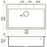Мойка OMOIKIRI TEDORI 79-GR Tetogranit/Leningrad grey 4993571