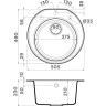 Мойка OMOIKIRI MIYA 50R-DC Tetogranit/темный шоколад 4993507