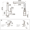Смеситель OMOIKIRI NAKAGAWA 2 PLUS-CA латунь/карамель 4994422